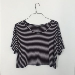 Don't Ask Why Striped Boxy Tee